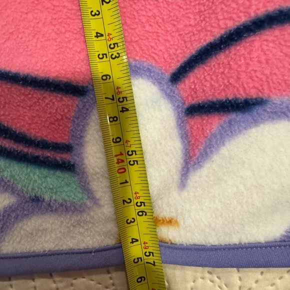 Disney Princesses Vintage Plush Blanket Cinderella Belle Ariel In EUC 42W X 57L” - Picture 12 of 16